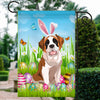 Saint Bernard Happy Easter Day Holiday Flag Funny Dog Dog Wear Bunny Ears Headband Cute for Home Decor | teecentury