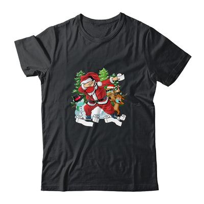Santa And Friends Wearing Mask New Christmas Quarantine T-Shirt & Sweatshirt | Teecentury.com