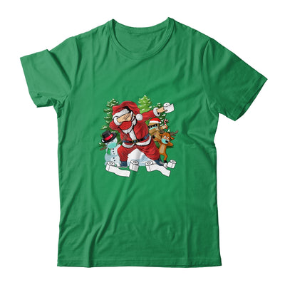 Santa And Friends Wearing Mask New Christmas Quarantine T-Shirt & Sweatshirt | Teecentury.com