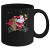 Santa And Sloth Riding Double Bike Christmas Biking Lover Mug Coffee Mug | Teecentury.com