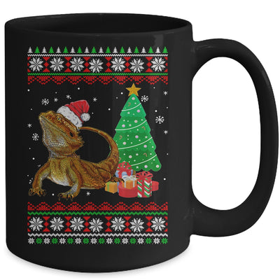 Santa Bearded Dragon Christmas Ugly Xmas Reptile Lover Mug Coffee Mug | Teecentury.com