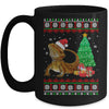 Santa Bearded Dragon Christmas Ugly Xmas Reptile Lover Mug Coffee Mug | Teecentury.com