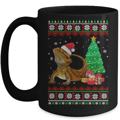 Santa Bearded Dragon Christmas Ugly Xmas Reptile Lover Mug Coffee Mug | Teecentury.com