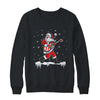 Santa Claus Play Guitar Matching Family Christmas Pajamas T-Shirt & Sweatshirt | Teecentury.com