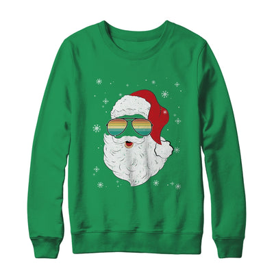 Santa Face Retro Sunglasses Christmas Xmas Men Women Shirt & Sweatshirt | teecentury