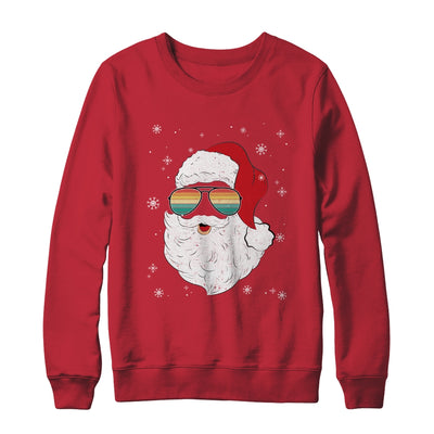 Santa Face Retro Sunglasses Christmas Xmas Men Women Shirt & Sweatshirt | teecentury