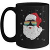 Santa Face Retro Sunglasses Christmas Xmas Men Women Mug | teecentury