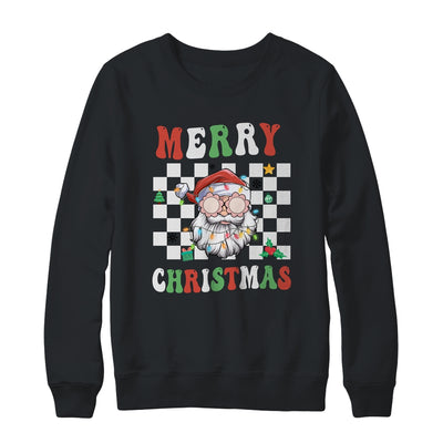 Santa Groovy Merry Christmas Funny Christmas Shirt & Sweatshirt | teecentury