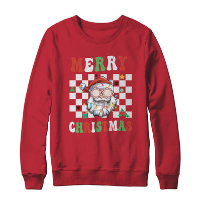 Santa Groovy Merry Christmas Funny Christmas Shirt & Sweatshirt | teecentury