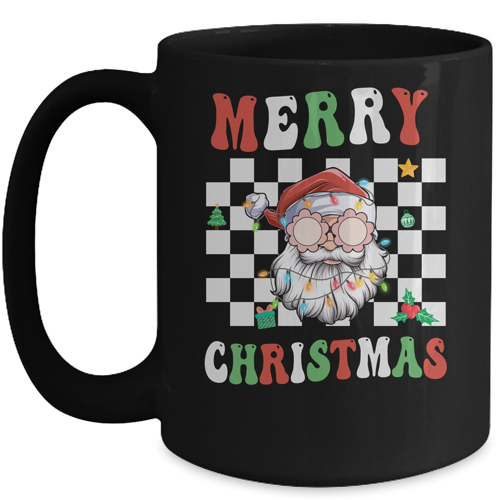Santa Groovy Merry Christmas Funny Christmas Mug | teecentury