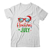 Santa Hat Sunglasses Summer Christmas In July T-Shirt & Tank Top | Teecentury.com