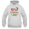 Santa Hat Sunglasses Summer Christmas In July T-Shirt & Tank Top | Teecentury.com