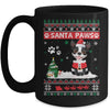 Santa Paws Boston Terrier Merry Christmas Dog Funny Xmas Mug Coffee Mug | Teecentury.com