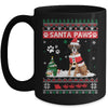 Santa Paws Boxer Merry Christmas Dog Funny Xmas Mug Coffee Mug | Teecentury.com