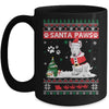 Santa Paws Bull Terrier Merry Christmas Dog Funny Xmas Mug Coffee Mug | Teecentury.com