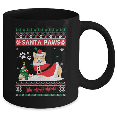 Santa Paws Corgi Merry Christmas Dog Funny Xmas Mug Coffee Mug | Teecentury.com