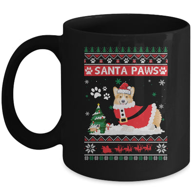 Santa Paws Corgi Merry Christmas Dog Funny Xmas Mug Coffee Mug | Teecentury.com