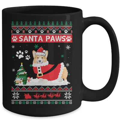 Santa Paws Corgi Merry Christmas Dog Funny Xmas Mug Coffee Mug | Teecentury.com