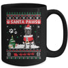 Santa Paws French Bulldog Merry Christmas Dog Funny Xmas Mug Coffee Mug | Teecentury.com