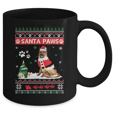 Santa Paws German Shepherd Merry Christmas Dog Funny Xmas Mug Coffee Mug | Teecentury.com