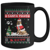 Santa Paws German Shepherd Merry Christmas Dog Funny Xmas Mug Coffee Mug | Teecentury.com