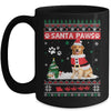 Santa Paws Golden Retriever Merry Christmas Dog Funny Xmas Mug Coffee Mug | Teecentury.com