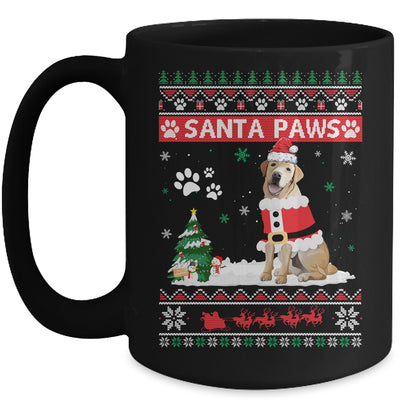 Santa Paws Labrador Merry Christmas Dog Funny Xmas Mug Coffee Mug | Teecentury.com