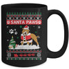 Santa Paws Pitbull Merry Christmas Dog Funny Xmas Mug Coffee Mug | Teecentury.com