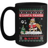 Santa Paws Pitbull Merry Christmas Dog Funny Xmas Mug Coffee Mug | Teecentury.com