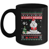 Santa Paws Poodle Merry Christmas Dog Funny Xmas Mug Coffee Mug | Teecentury.com