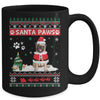 Santa Paws Pug Merry Christmas Dog Funny Xmas Mug Coffee Mug | Teecentury.com