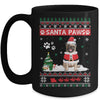 Santa Paws Pug Merry Christmas Dog Funny Xmas Mug Coffee Mug | Teecentury.com