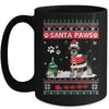 Santa Paws Schnauzer Merry Christmas Dog Funny Xmas Mug Coffee Mug | Teecentury.com