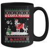 Santa Paws Siberian Husky Merry Christmas Dog Funny Xmas Mug Coffee Mug | Teecentury.com