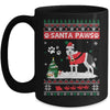 Santa Paws Siberian Husky Merry Christmas Dog Funny Xmas Mug Coffee Mug | Teecentury.com