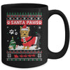 Santa Paws Yorkie Merry Christmas Dog Funny Xmas Mug Coffee Mug | Teecentury.com