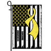 Sarcoma Awareness America Flag Yellow Ribbon Flag | Teecentury.com