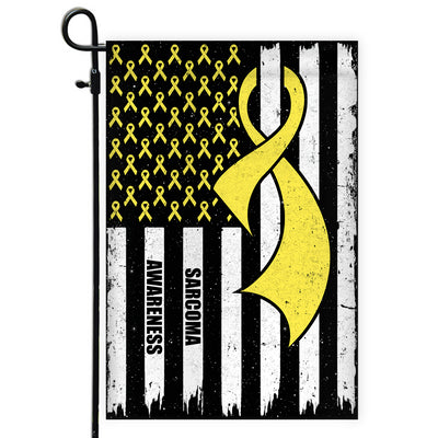 Sarcoma Awareness America Flag Yellow Ribbon Flag | Teecentury.com