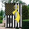 Sarcoma Awareness America Flag Yellow Ribbon Flag | Teecentury.com