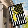 Sarcoma Awareness America Flag Yellow Ribbon Flag | Teecentury.com