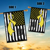 Sarcoma Awareness America Flag Yellow Ribbon Flag | Teecentury.com