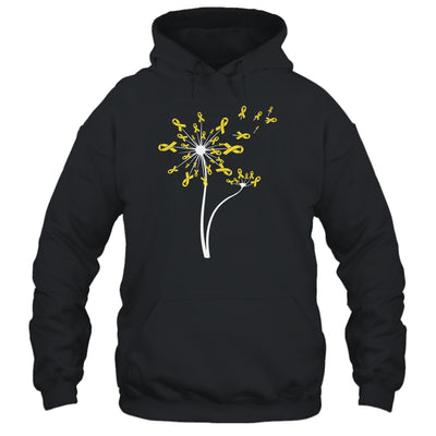 Sarcoma Awareness Dandelion Yellow Ribbon T-Shirt & Tank Top | Teecentury.com