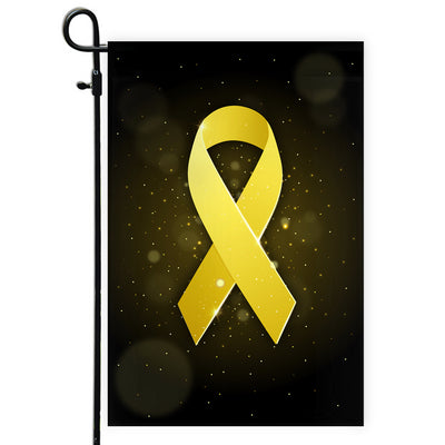 Sarcoma Awareness Flag Yellow Ribbon Flag | Teecentury.com