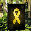 Sarcoma Awareness Flag Yellow Ribbon Flag | Teecentury.com