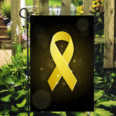 Sarcoma Awareness Flag Yellow Ribbon Flag | Teecentury.com