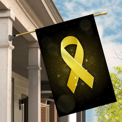Sarcoma Awareness Flag Yellow Ribbon Flag | Teecentury.com