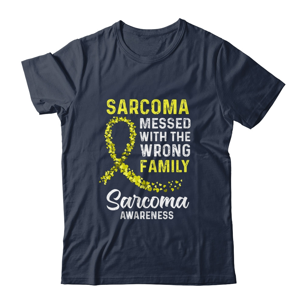Sarcoma Awareness Messed With The Wrong Family Support T-Shirt & Hoodie | Teecentury.com
