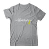 Sarcoma Cancer Warrior Sarcoma Awareness Yellow Ribbon Shirt & Tank Top | teecentury