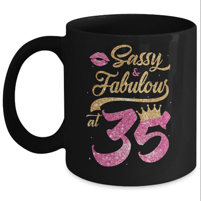 Sassy And Fabulous At 35th 1987 Birthday Gift Mug Coffee Mug | Teecentury.com