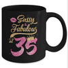 Sassy And Fabulous At 35th 1987 Birthday Gift Mug Coffee Mug | Teecentury.com